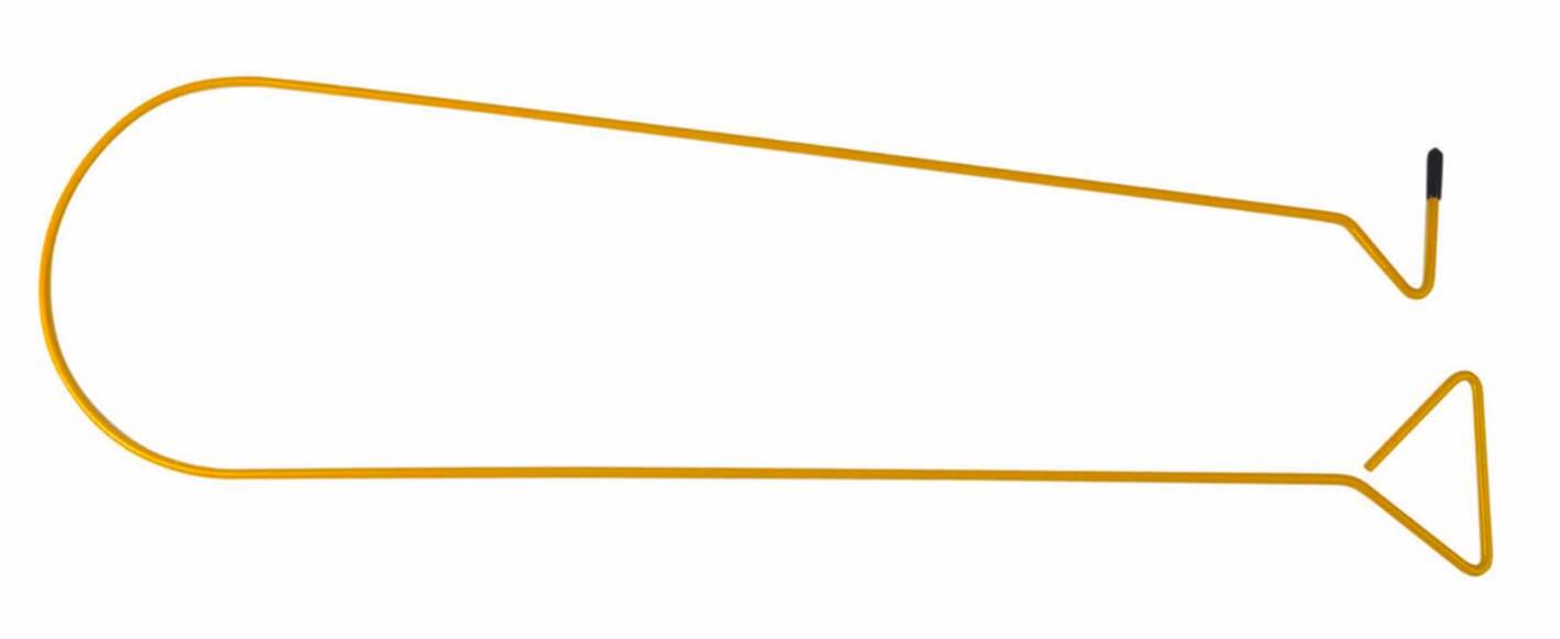 tringle semi-rigide en u pour crochetage poignees de portes 1,50m